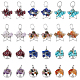 8 Sets 2 Styles Mixed Stone Chip Pendants(FIND-FH0007-47)-1