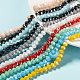 Electroplate Glass Beads Strands(EGLA-X0007-01E-6mm)-7