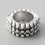 Alloy European Beads, Large Hole Beads, Column, Antique Silver, 10.5x5mm, Hole: 6.7mm(FIND-TAC0014-91F)