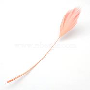 Fashion Goose Feather Costume Accessories, Light Salmon, 130~190x12~38mm(FIND-Q040-21C)