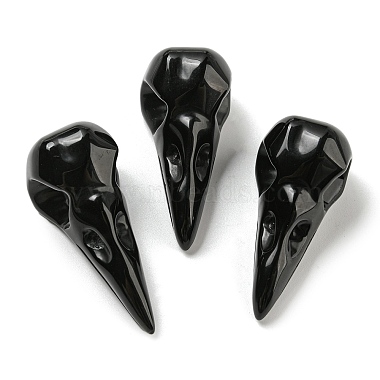 Bird Obsidian Pendants