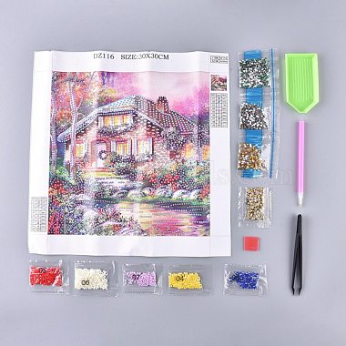 Kits de peinture au diamant bricolage 5d pour enfants(DIY-R076-012)-2