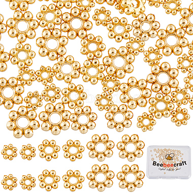 Real 18K Gold Plated Rondelle 304 Stainless Steel Spacer Beads