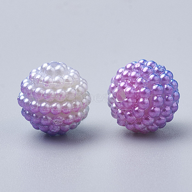 Perles acryliques de perles d'imitation(OACR-T004-10mm-08)-2