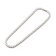 Clear Cubic Zirconia Tennis Necklace(NJEW-E038-10A-P)-1