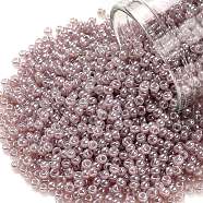 TOHO Round Seed Beads, Japanese Seed Beads, (151) Ceylon Grape Mist, 11/0, 2.2mm, Hole: 0.8mm, about 5555pcs/50g(SEED-XTR11-0151)