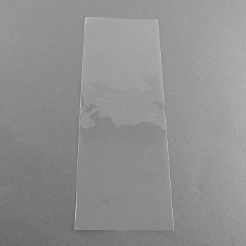 OPP Cellophane Bags, Rectangle, Clear, 25x9cm, Unilateral Thickness: 0.035mm