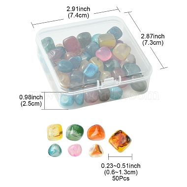 50Pcs Natural Agate Beads(G-FS0005-67)-6