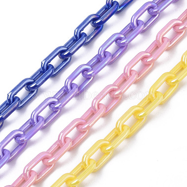 Acrylic Opaque Cable Chains(PACR-N009-002)-2
