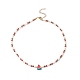 Summer Theme Handmade Polymer Clay Fruit Bead Necklaces(NJEW-JN04157)-5