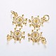 Long-Lasting Plated Brass Micro Pave Cubic Zirconia Charms(X-ZIRC-F069-47G)-1