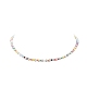 Natural Quartz Crystal & Glass Seed Bead Beaded Necklaces for Women(NJEW-JN04262)-4