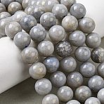 Natural Gemstone Beads Strands, Round, 11~11.5mm, Hole: 1.2mm, about 36pcs/strand, 15.75 inch(40cm)(G-L641-A01-05)