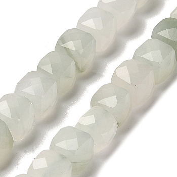 Natural Quartz Beads Strands, Faceted, Cube, 6.5~7.5x6.5~7.5x6.5~7.5mm, Hole: 1.2mm, about 57~58pcs/strand, 15.35~15.55 inch(39~39.5cm)