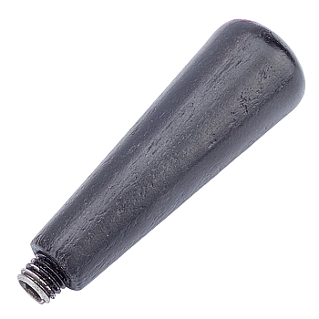 Purshia Handle, Wax Sealing Stamp Melting Brass Spoon Accessories, Black, 65x20.5mm