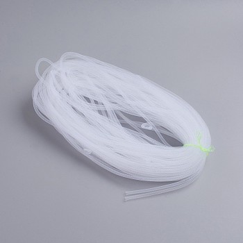 Plastic Net Thread Cord, White, 4mm, 50Yards/Bundle(150 Feet/Bundle)