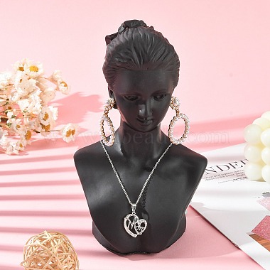Stereoscopic Plastic Jewelry Necklace Display Busts(NDIS-N003-01)-6