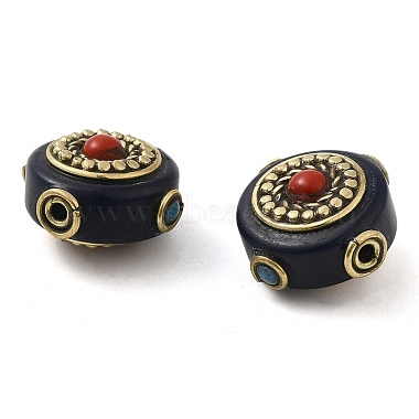 perles de résine de style tibétain faites à la main(TIBEB-G014-02)-2