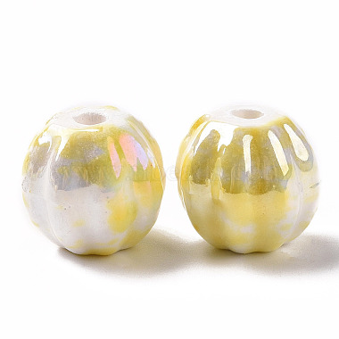 Handmade Pearlized Porcelain Beads(PORC-G010-02A)-3