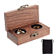 2-Slot Rectangle Wood Couple Ring Display Boxs(RDIS-WH0016-09)-1