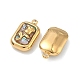304 Stainless Steel Shell Pendants(STAS-F345-01D-G)-2