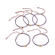 Adjustable Natural Yellow Aventurine Braided Bead Bracelets(BJEW-F391-A17)-2