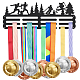 Железная вешалка для медалей на тему бега и катания на лыжах(ODIS-WH0021-537)-1