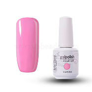 15ml Special Nail Gel, for Nail Art Stamping Print, Varnish Manicure Starter Kit, Pearl Pink, Bottle: 34x80mm(MRMJ-P006-D058)