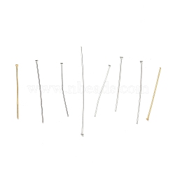 Stainless Steel Head Pins, Mixed Color, 30.5~50x0.6~0.8mm, Head: 1.5mm, about 500pcs/50g(STAS-XCP0001-31)
