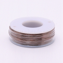 Aluminum Wire, with Spool, Coconut Brown, 20 Gauge, 0.8mm, 36m/roll(AW-G001-0.8mm-15)
