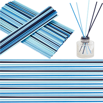 144Pcs 4 Colors Fiber Diffuser Replacement Sticks, Fragrance Refill Reed Sticks, Rattan Sticks, Mixed Color, 200x3mm, 36pcs/color