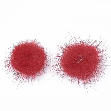 Faux Mink Fur Ball Decoration(FIND-S267-2.5cm-07)-2