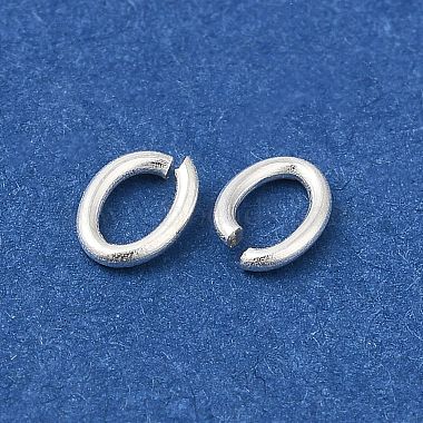 925 Sterling Silver Open Jump Rings(STER-NH0001-36B-S)-3
