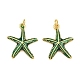 Brass Enamel Pendants(KK-CBACBC6-05G)-2