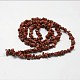 Chapelets de perles en jaspe rouge naturel(G-F328-20)-2