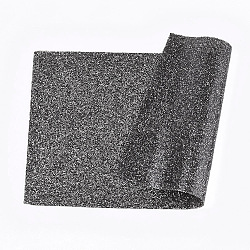 Hot Melting Resin Rhinestone Glue Sheets, for Trimming Cloth Bags and Shoes, Black Diamond, 40x24cm(RB-Q213-01B)