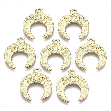 Real 16K Gold Plated Moon Alloy Pendants