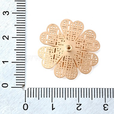 abalorio de bronce de tapas(KK-C167-03C-G)-3