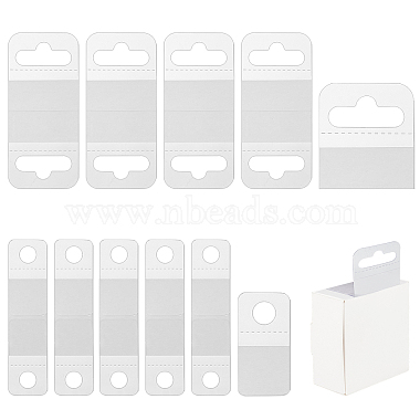 Clear Rectangle Plastic Jewlery Display Cards