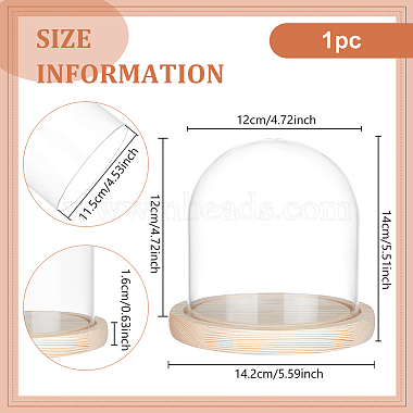 cubierta de cúpula de vidrio(DIY-WH0430-621A)-2