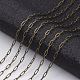 Brass Paperclip Chains(X-CHC-S008-001D-AB)-3