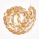 Chapelets de perles en verre galvanoplastique(EGLA-S176-01)-3