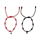 Adjustable Nylon Thread Charm Bracelets(BJEW-JB06274)-1