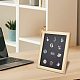 Wood & Plastic Rectangle Photo Frame Stand(DJEW-WH0072-13C-03)-6