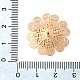 abalorio de bronce de tapas(KK-C167-03C-G)-3