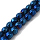 Electroplated Synthetic Magnetic Hematite Beads Strands(G-I364-J01-08)-1