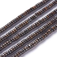 Natural Bronzite Bead Strands, Rondelle, 4x2~2.5mm, Hole: 0.8mm, about 164pcs/strand, 15.75''(40cm)(G-P444-06B)