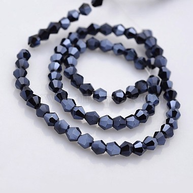 Faceted Bicone Electroplate Glass Beads Strands(EGLA-P016-F05)-3