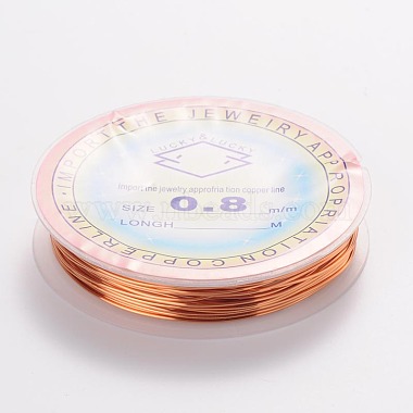 Round Copper Jewelry Wire(CWIR-CW0.8mm-14)-2