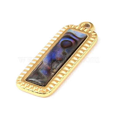 pendientes de concha Paua(SSHEL-B145-01D-G)-2